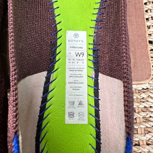 Rothy's The Flat Truffled Python Retired Sz 9 - Picture 12 of 15